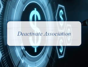 Deactivate Association